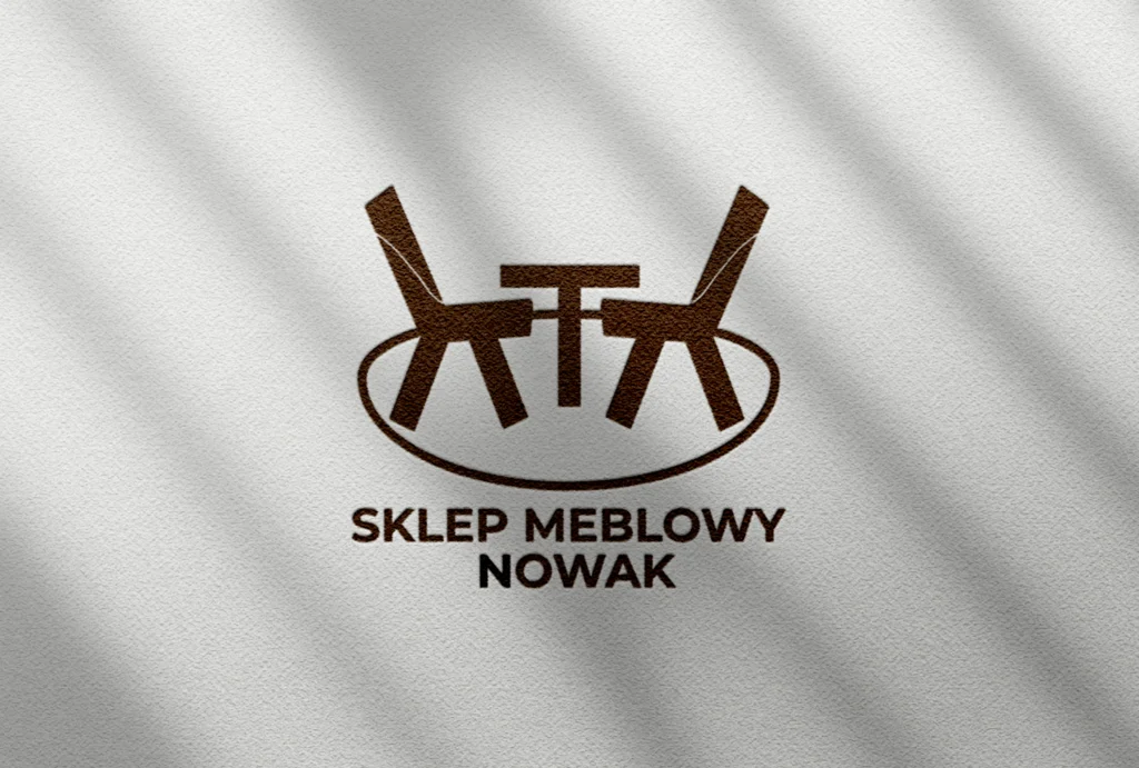 projekt logo dla sklepu meblowego Nowal