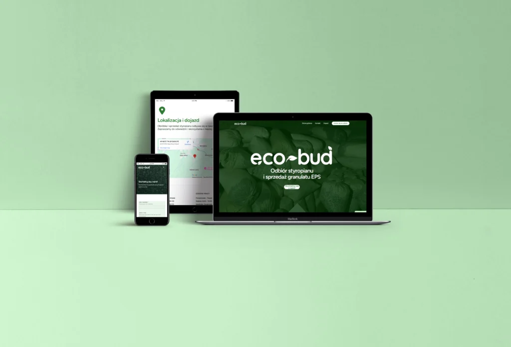 strona www ecobud projekt strony internetowej do Eco-Bud